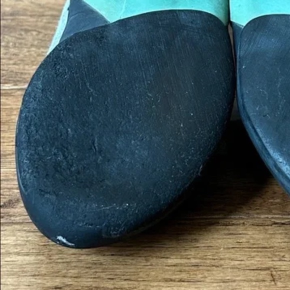 Scarpa Instinct VS Rock Climbing Shoes Black Aqua Size 38.5 / Womens 7 1/3 - Picture 11 of 12